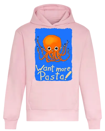 Want more Pasta! - Octopus, Hunger, Appetit, Pasta, Nudeln, Noodles - Heavyweight Hoodie