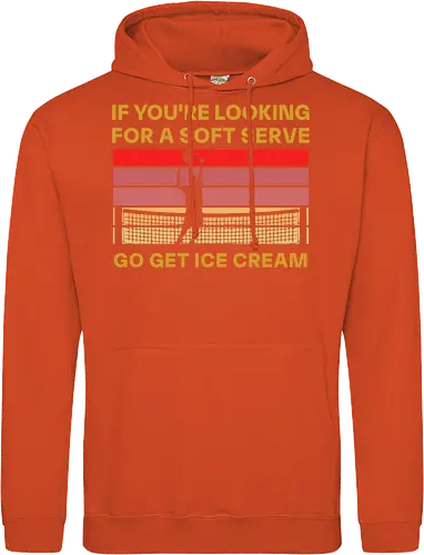 Funny Tennis Quote Vintage Retro Player Humor - Standard Hoodie