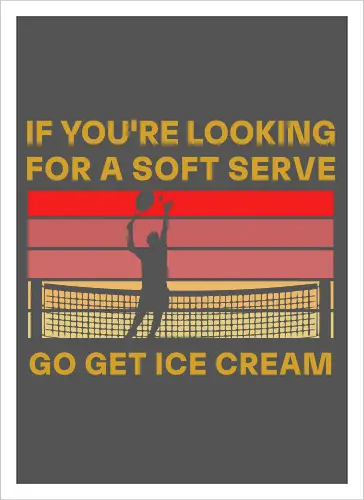 Funny Tennis Quote Vintage Retro Player Humor - Kunstdruck