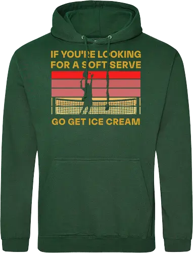 Funny Tennis Quote Vintage Retro Player Humor - Standard Hoodie