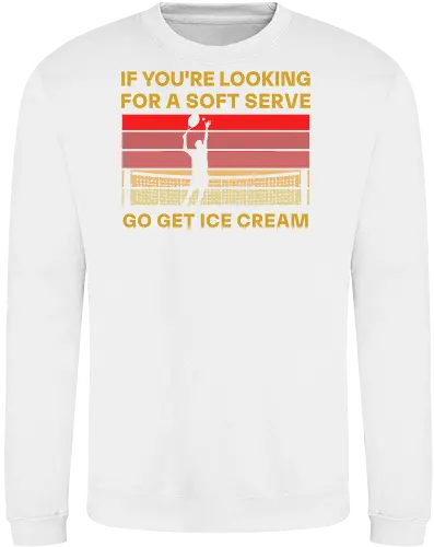 Funny Tennis Quote Vintage Retro Player Humor - Sweatshirt