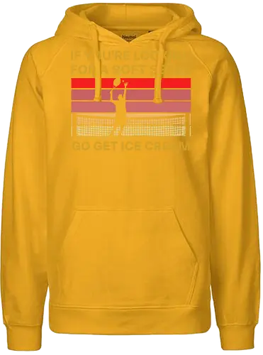 Funny Tennis Quote Vintage Retro Player Humor - Fairtrade Hoodie