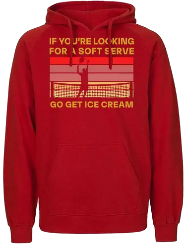 Funny Tennis Quote Vintage Retro Player Humor - Fairtrade Hoodie