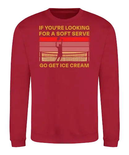 Funny Tennis Quote Vintage Retro Player Humor - Sweatshirt