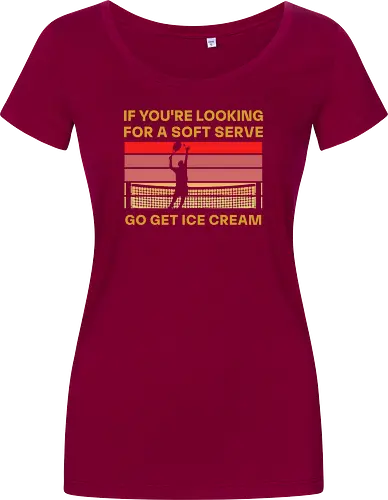 Funny Tennis Quote Vintage Retro Player Humor - Damen T-Shirt