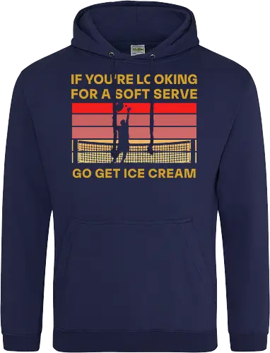 Funny Tennis Quote Vintage Retro Player Humor - Standard Hoodie