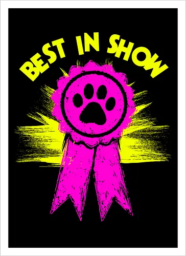 Best in Show - Princess Donut - Champion, ribbon, Persian cat, royal court, princess donut, Queen Anne chonk - Kunstdruck