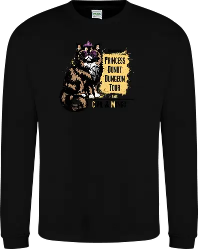 Princess Tour - dcc, mongo, litrpg, crawlers, Dungeon, Carl, princess, donut - Sweatshirt