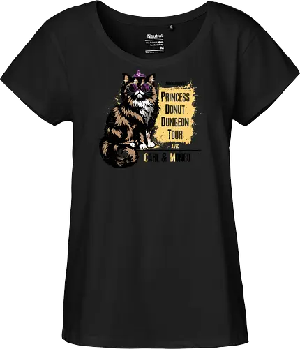 Princess Tour - dcc, mongo, litrpg, crawlers, Dungeon, Carl, princess, donut - Fairtrade Girl Shirt