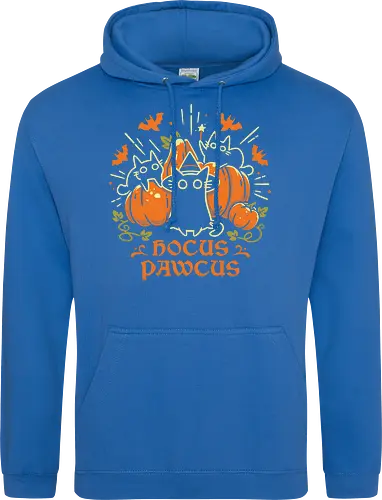 Hocus Pawcus - Halloween Cats - black cats, halloween, pumpkin, spooky cute, witchy, funny quote, magical, hocus pocus, cat lover, bats, oktober, cute animals, witchcraft - Standard Hoodie