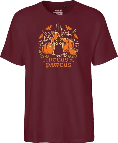 Hocus Pawcus - Halloween Cats - black cats, halloween, pumpkin, spooky cute, witchy, funny quote, magical, hocus pocus, cat lover, bats, oktober, cute animals, witchcraft - Fairtrade T-Shirt