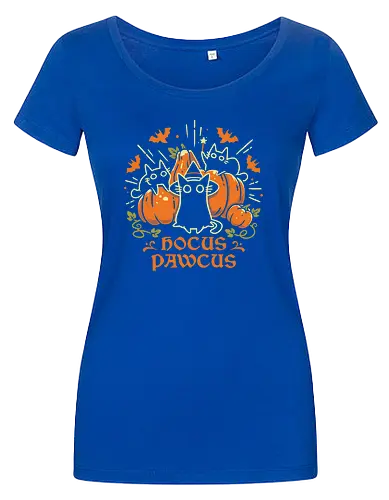 Hocus Pawcus - Halloween Cats - black cats, halloween, pumpkin, spooky cute, witchy, funny quote, magical, hocus pocus, cat lover, bats, oktober, cute animals, witchcraft - Damen T-Shirt