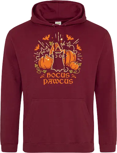 Hocus Pawcus - Halloween Cats - black cats, halloween, pumpkin, spooky cute, witchy, funny quote, magical, hocus pocus, cat lover, bats, oktober, cute animals, witchcraft - Standard Hoodie