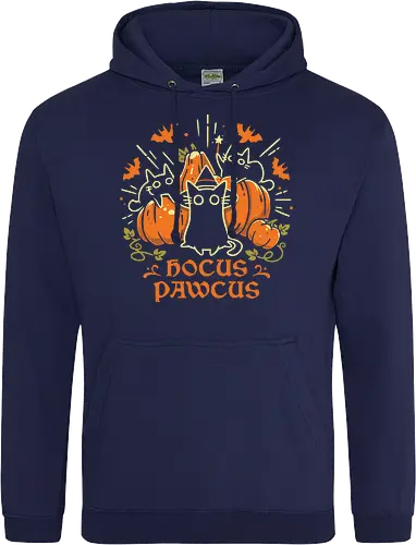 Hocus Pawcus - Halloween Cats - black cats, halloween, pumpkin, spooky cute, witchy, funny quote, magical, hocus pocus, cat lover, bats, oktober, cute animals, witchcraft - Standard Hoodie