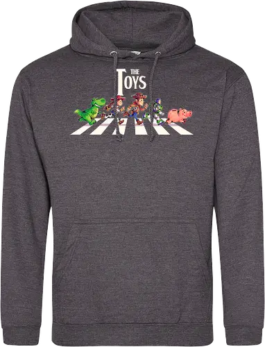 The Toys  - toy, jessie, rex, pig, buzz, woody, t-rex, dino, Tyrannosaurus Rex, abbey road, beatles, pixar - Standard Hoodie