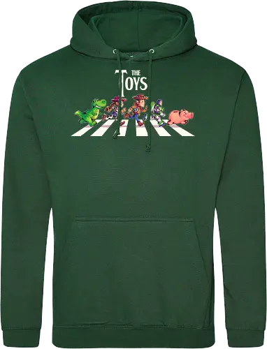 The Toys  - toy, jessie, rex, pig, buzz, woody, t-rex, dino, Tyrannosaurus Rex, abbey road, beatles, pixar - Standard Hoodie
