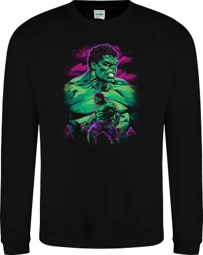 Green Gamma - Comic, Superheroes, Comic Books, Epic Battle, Versus, Battle, Superhero Battle, Geek Culture, Pop Culture, Green Goliath, Gamma, Smash, Comics - Sweatshirt