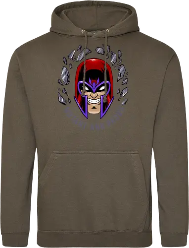 master of magnetism - villain, mutant, mutant leader, magnetism, proud, Magnet, Superhero - Standard Hoodie