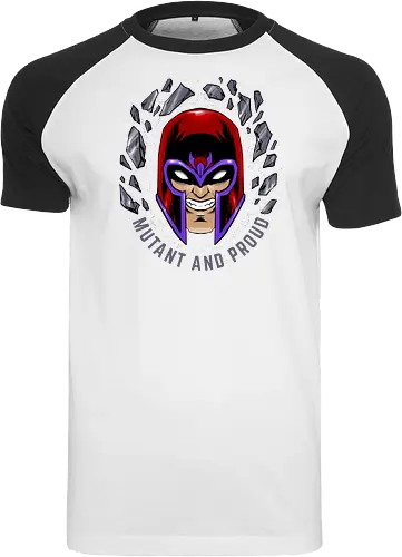 master of magnetism - villain, mutant, mutant leader, magnetism, proud, Magnet, Superhero - Raglan T-Shirt