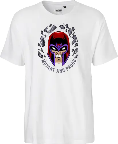 master of magnetism - villain, mutant, mutant leader, magnetism, proud, Magnet, Superhero - Fairtrade T-Shirt