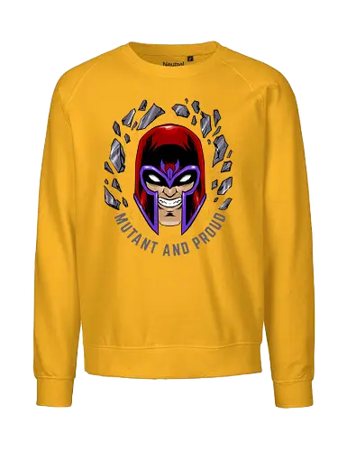 master of magnetism - villain, mutant, mutant leader, magnetism, proud, Magnet, Superhero - Fairtrade Sweatshirt