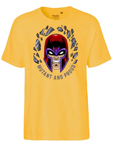 master of magnetism - villain, mutant, mutant leader, magnetism, proud, Magnet, Superhero - Fairtrade T-Shirt