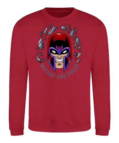 master of magnetism - villain, mutant, mutant leader, magnetism, proud, Magnet, Superhero - Sweatshirt
