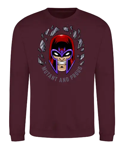 master of magnetism - villain, mutant, mutant leader, magnetism, proud, Magnet, Superhero - Sweatshirt