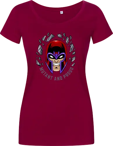 master of magnetism - villain, mutant, mutant leader, magnetism, proud, Magnet, Superhero - Damen T-Shirt