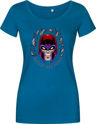 master of magnetism - villain, mutant, mutant leader, magnetism, proud, Magnet, Superhero - Damen T-Shirt