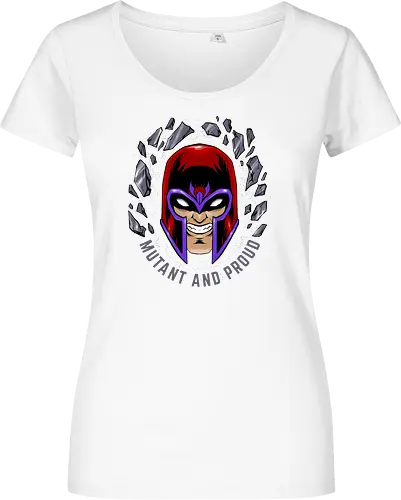 master of magnetism - villain, mutant, mutant leader, magnetism, proud, Magnet, Superhero - Damen T-Shirt
