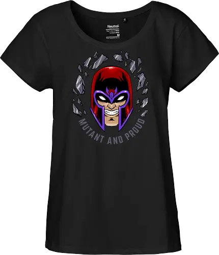 master of magnetism - villain, mutant, mutant leader, magnetism, proud, Magnet, Superhero - Fairtrade Girl Shirt