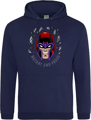 master of magnetism - villain, mutant, mutant leader, magnetism, proud, Magnet, Superhero - Standard Hoodie