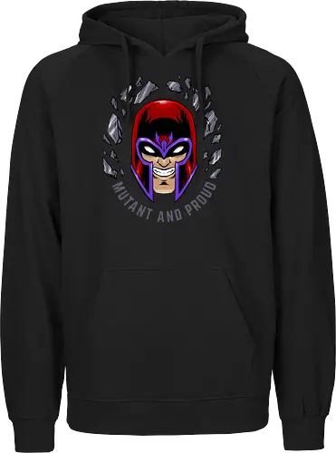 master of magnetism - villain, mutant, mutant leader, magnetism, proud, Magnet, Superhero - Fairtrade Hoodie