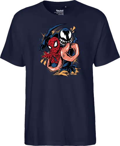 partner in crime - superhero, vigilante, Superhero, Symbiote, carnage, symbiote - Fairtrade T-Shirt