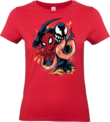 partner in crime - superhero, vigilante, Superhero, Symbiote, carnage, symbiote - Standard T-Shirt (Frauen)