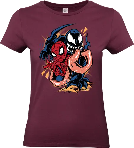 partner in crime - superhero, vigilante, Superhero, Symbiote, carnage, symbiote - Standard T-Shirt (Frauen)