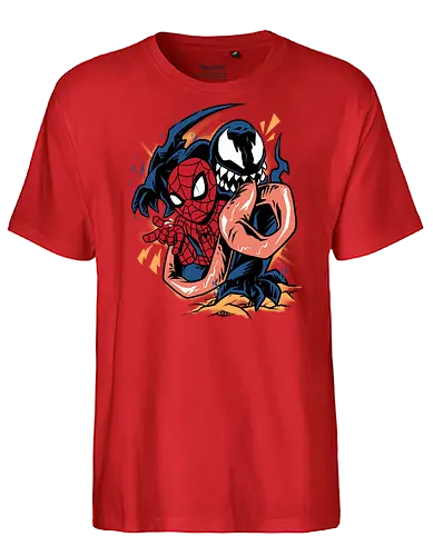 partner in crime - superhero, vigilante, Superhero, Symbiote, carnage, symbiote - Fairtrade T-Shirt