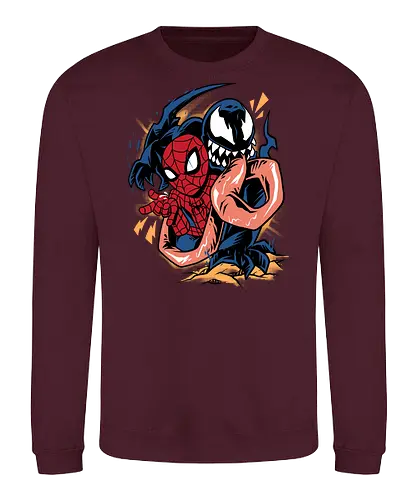 partner in crime - superhero, vigilante, Superhero, Symbiote, carnage, symbiote - Sweatshirt