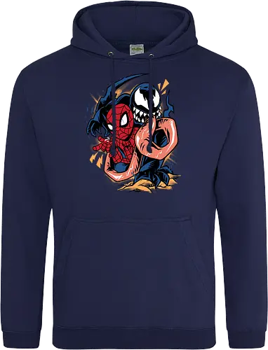 partner in crime - superhero, vigilante, Superhero, Symbiote, carnage, symbiote - Standard Hoodie