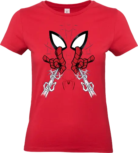 web shooter hero - Superhero, Symbiote, carnage, symbiote, webslinger, superhero, cool, cartoon, spider, sense - Standard T-Shirt (Frauen)