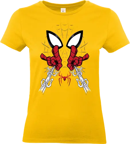 web shooter hero - Superhero, Symbiote, carnage, symbiote, webslinger, superhero, cool, cartoon, spider, sense - Standard T-Shirt (Frauen)