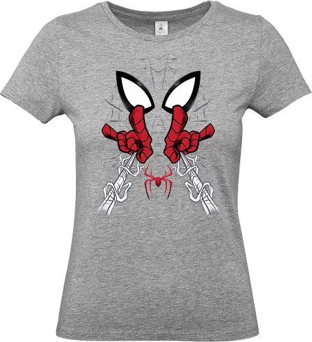 web shooter hero - Superhero, Symbiote, carnage, symbiote, webslinger, superhero, cool, cartoon, spider, sense - Standard T-Shirt (Frauen)