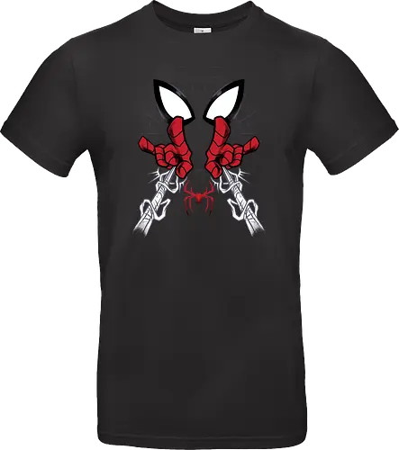 web shooter hero - Superhero, Symbiote, carnage, symbiote, webslinger, superhero, cool, cartoon, spider, sense - Standard T-Shirt