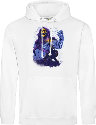 evil golden skull - evil, masterofuniverse, heman, skeletor, cool, sword master, dark magic, kingdom, 80s, vintage, retro - Standard Hoodie