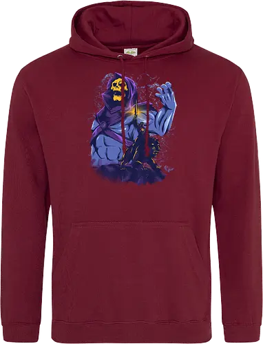 evil golden skull - evil, masterofuniverse, heman, skeletor, cool, sword master, dark magic, kingdom, 80s, vintage, retro - Standard Hoodie