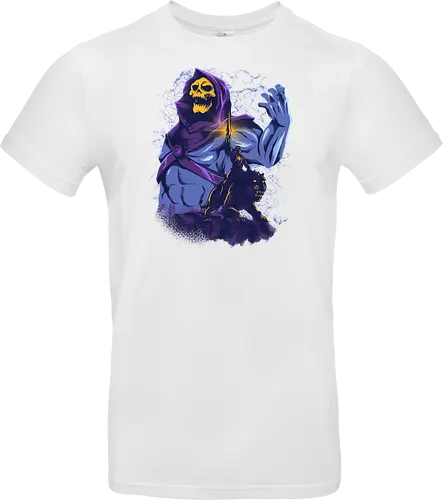 evil golden skull - evil, masterofuniverse, heman, skeletor, cool, sword master, dark magic, kingdom, 80s, vintage, retro - Standard T-Shirt