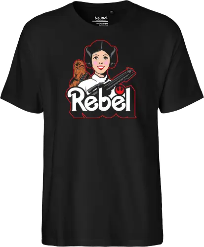 Rebel princess - Villain, mashup, parody - Fairtrade T-Shirt