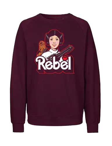 Rebel princess - Villain, mashup, parody - Fairtrade Sweatshirt
