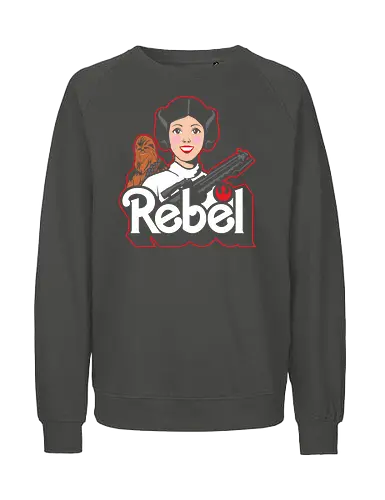 Rebel princess - Villain, mashup, parody - Fairtrade Sweatshirt